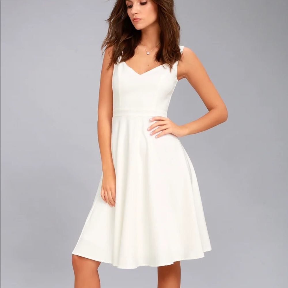 NEW Classy Midi Skater Dress